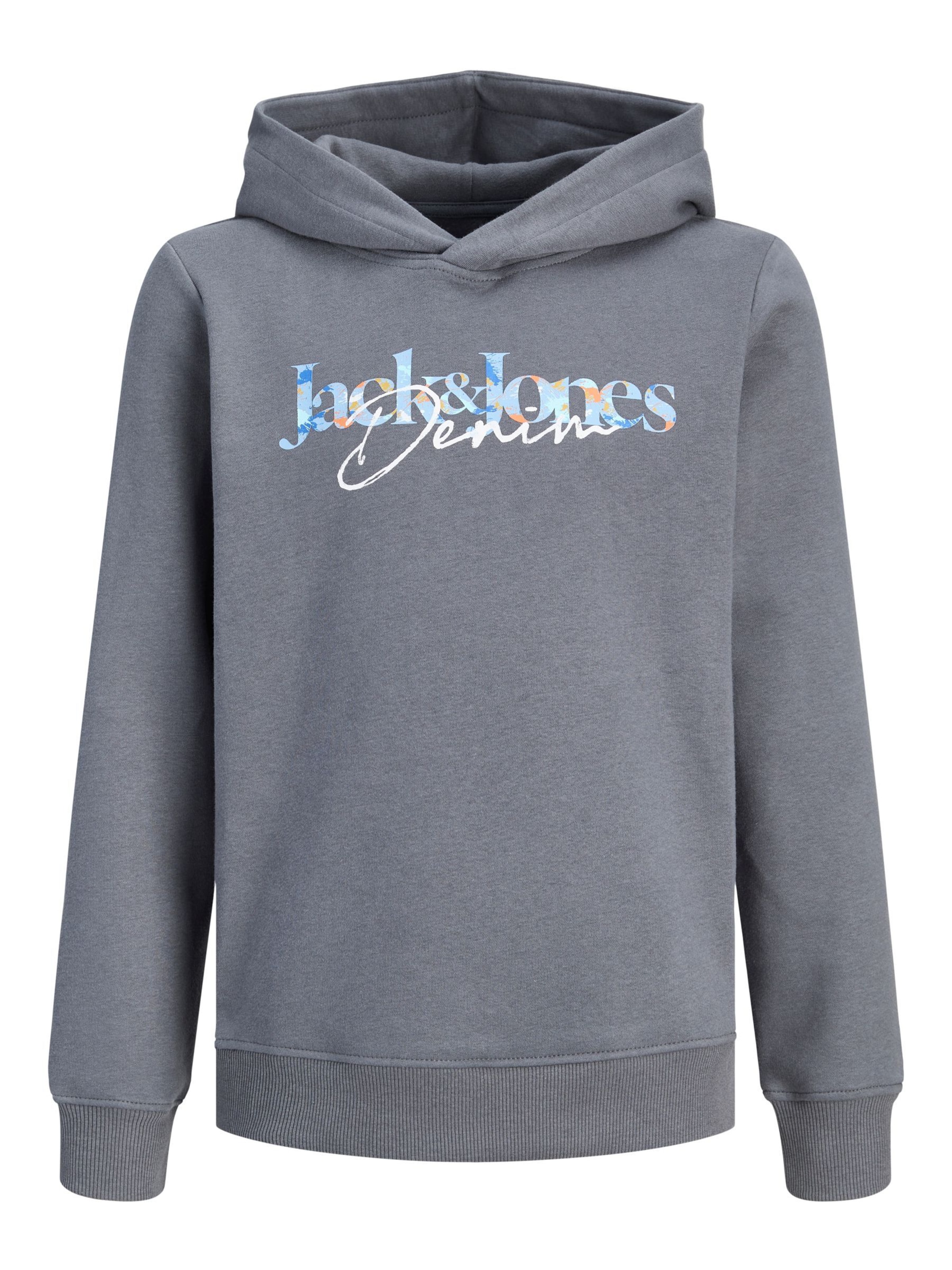 Jack & Jones Junior Свитшот 'JJTOM' в Серый: спереди
