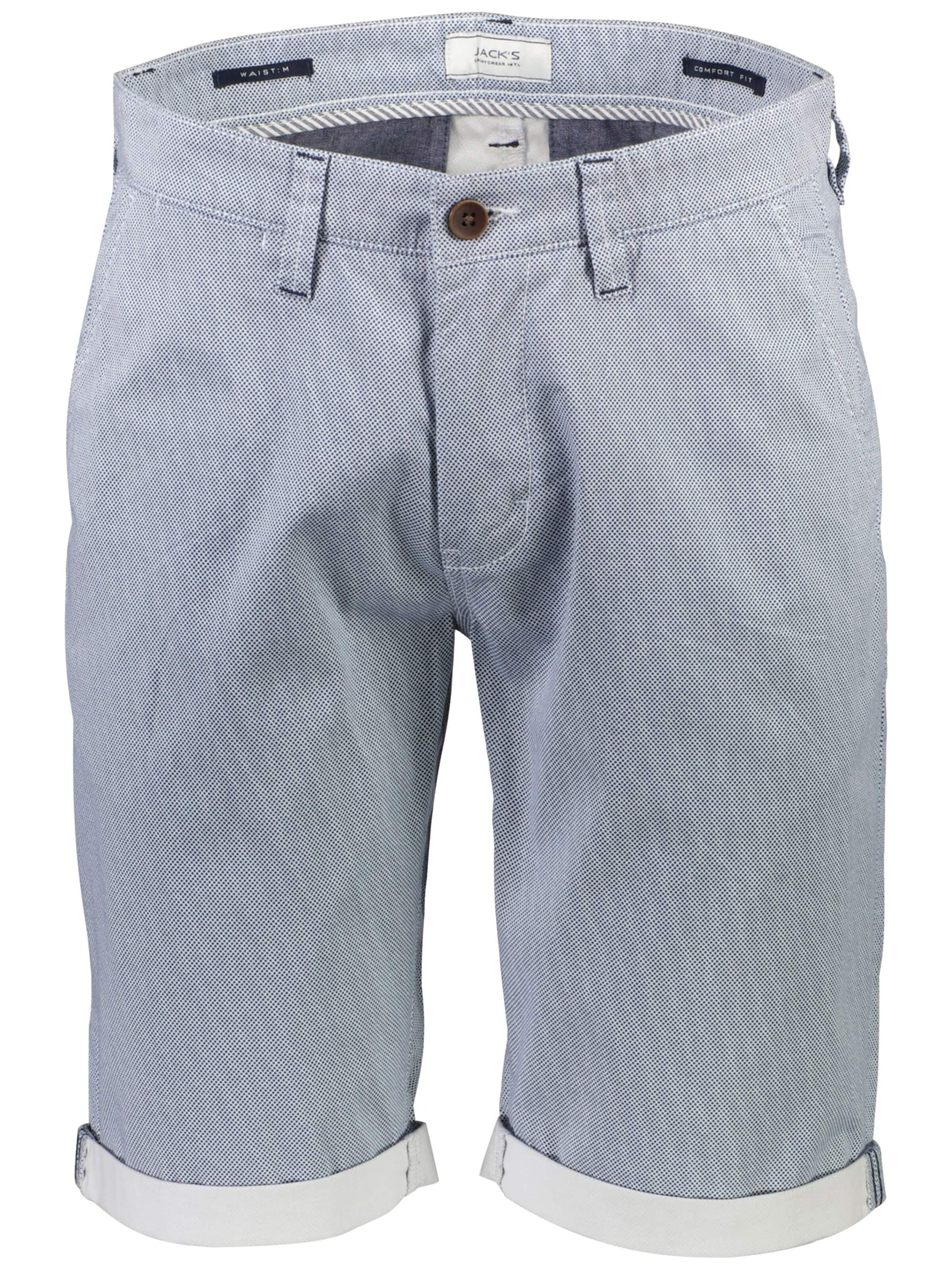 Pantalon chino Jack's en blanc : devant