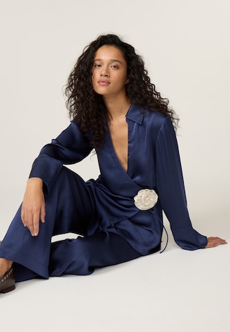 Fabienne Chapot Wide leg Trousers in Blue: front