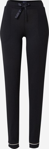 Pantalon de pyjama 'Mix & Relax' SCHIESSER en noir : devant