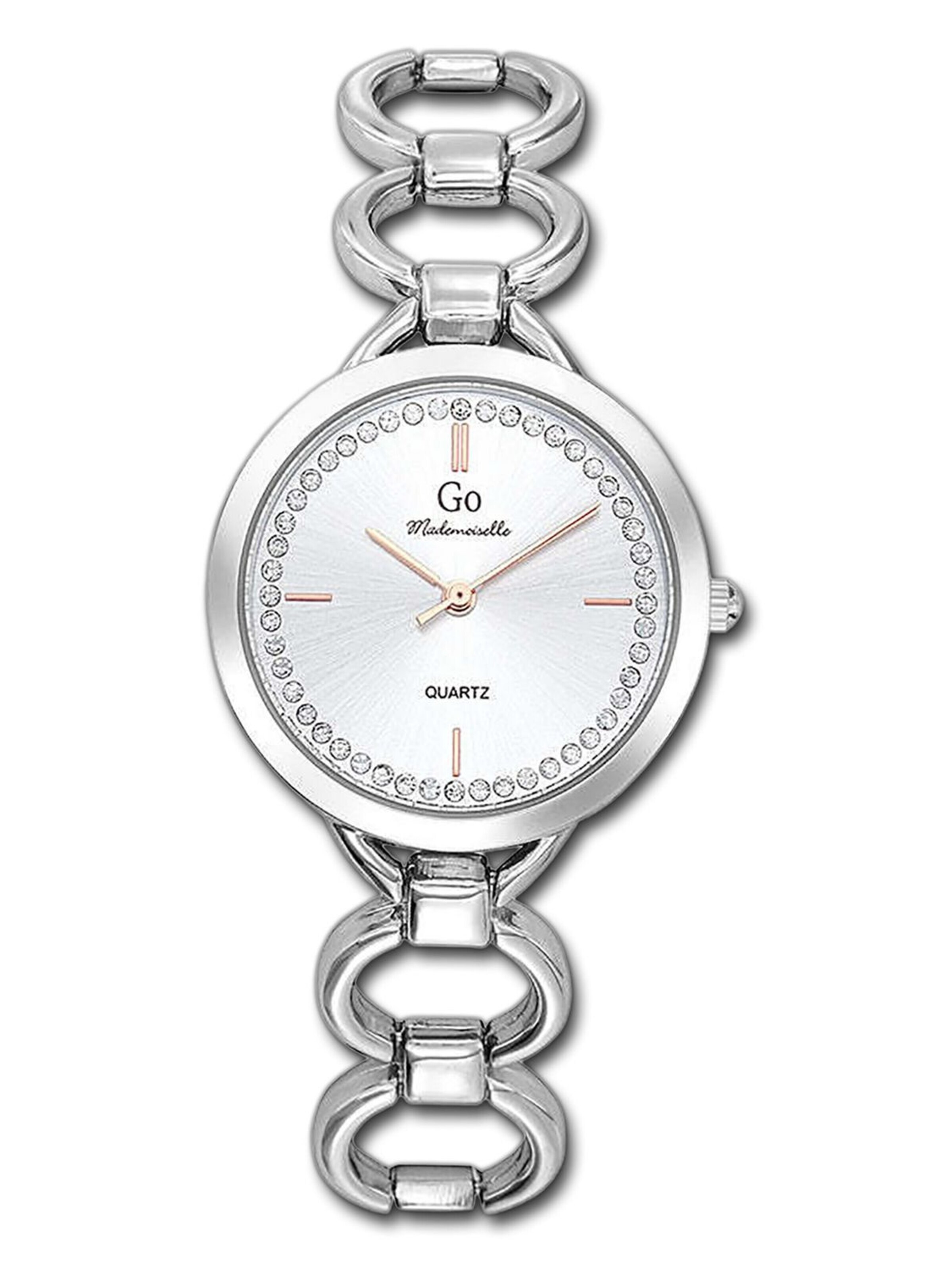 GO GirlOnly Analog watch in Silver: front