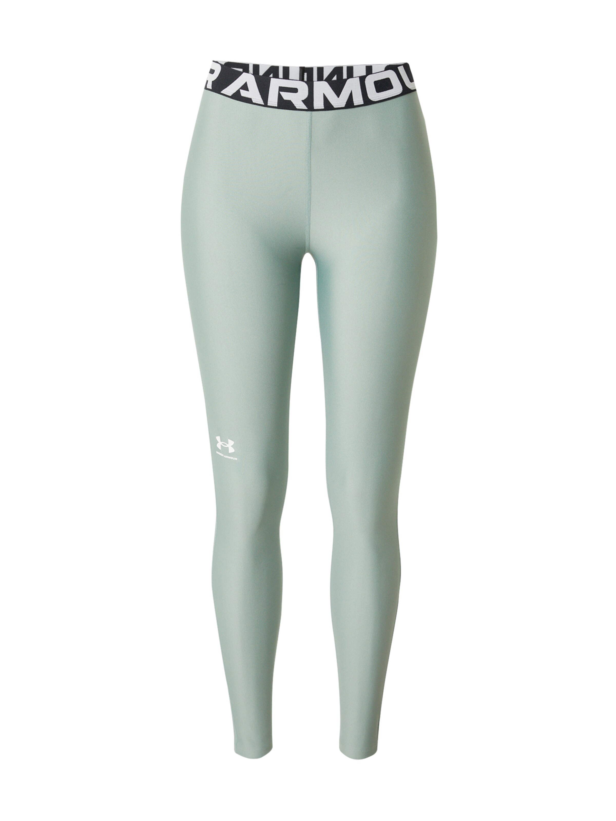 Pantaloni sport 'Authentics' de la UNDER ARMOUR pe verde: față