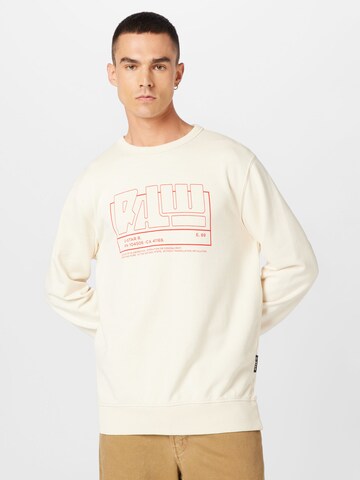 G-Star RAW Sweatshirt in Beige: voorkant