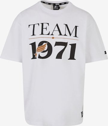 Starter Black Label Shirt 'Starter Team 1971' in Wit: voorkant