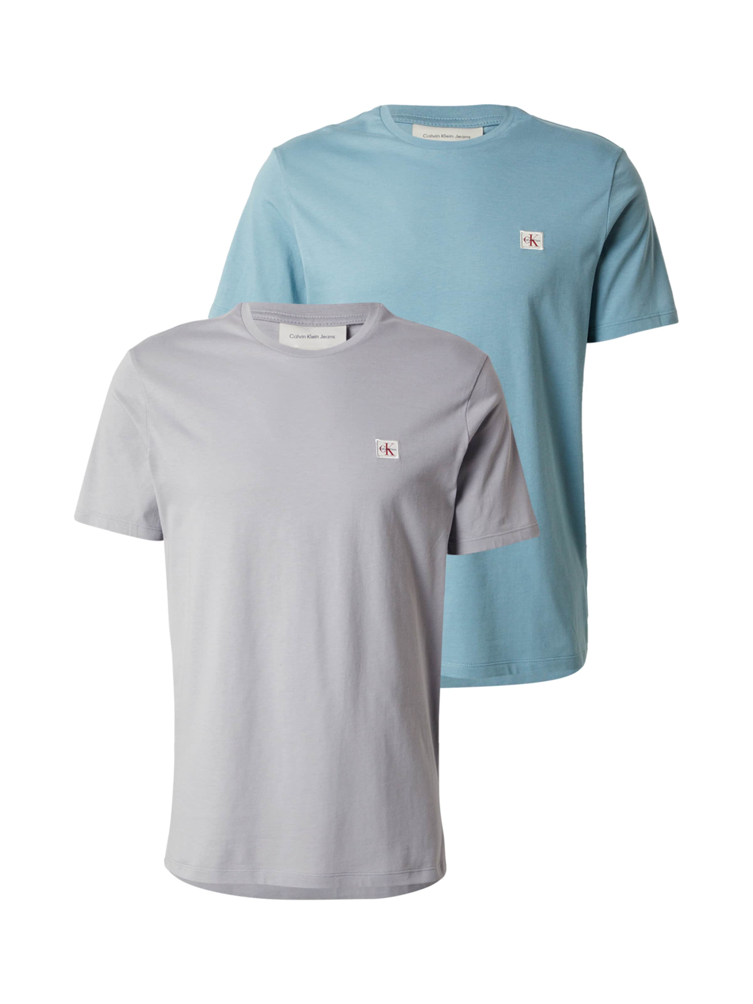 Calvin Klein Jeans Tričko – modrá: přední strana