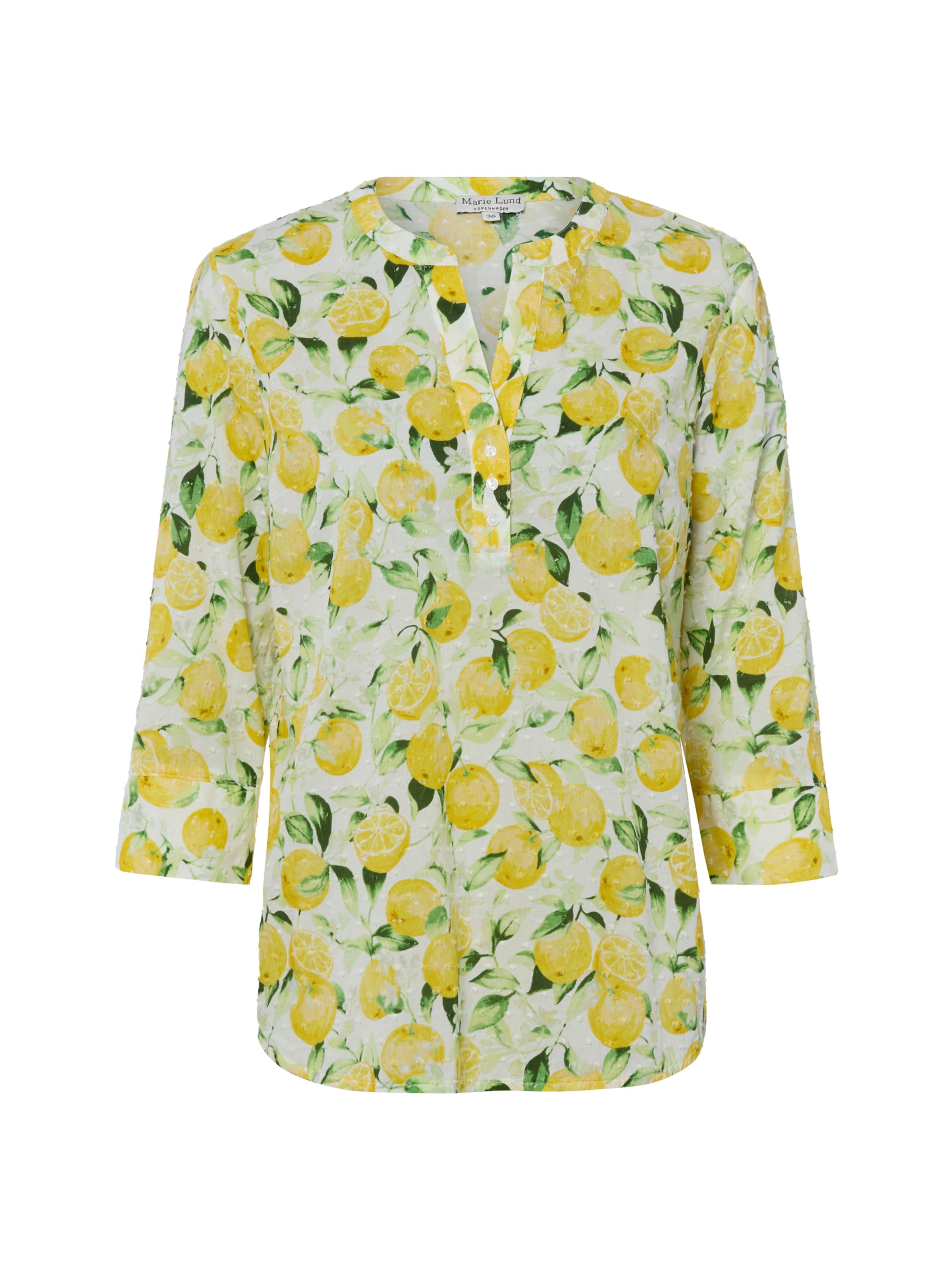 Marie Lund Blouse ' Lotta Shelly ' in Wit: voorkant