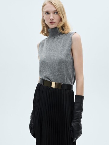 MANGO Skirt 'Plisado' in Black