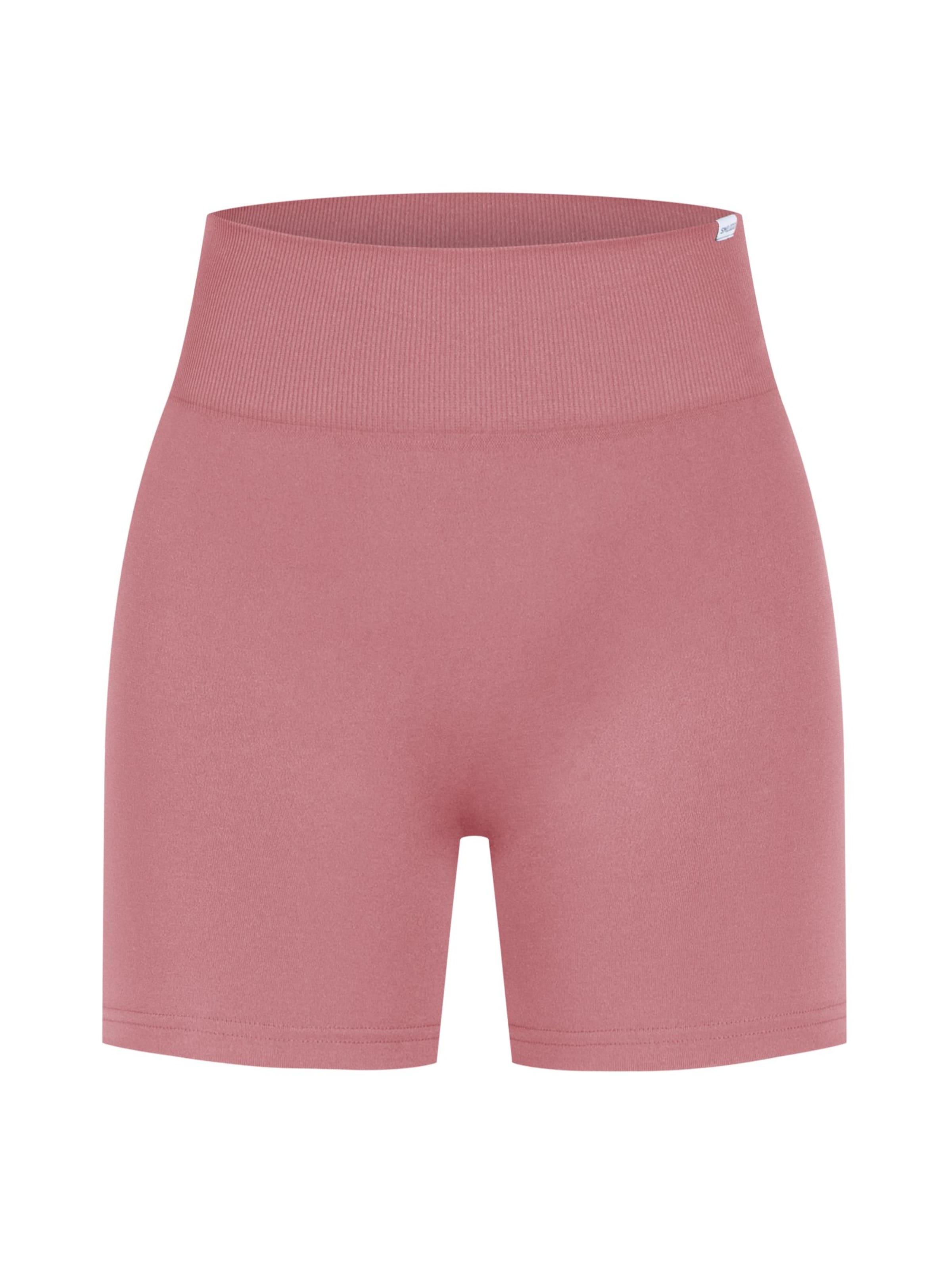 Smilodox Amaze Scrunch Seamless Shorts in Pink: Vorderseite