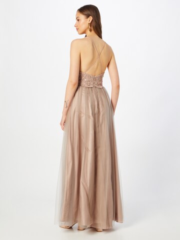 Laona Evening Dress in Brown