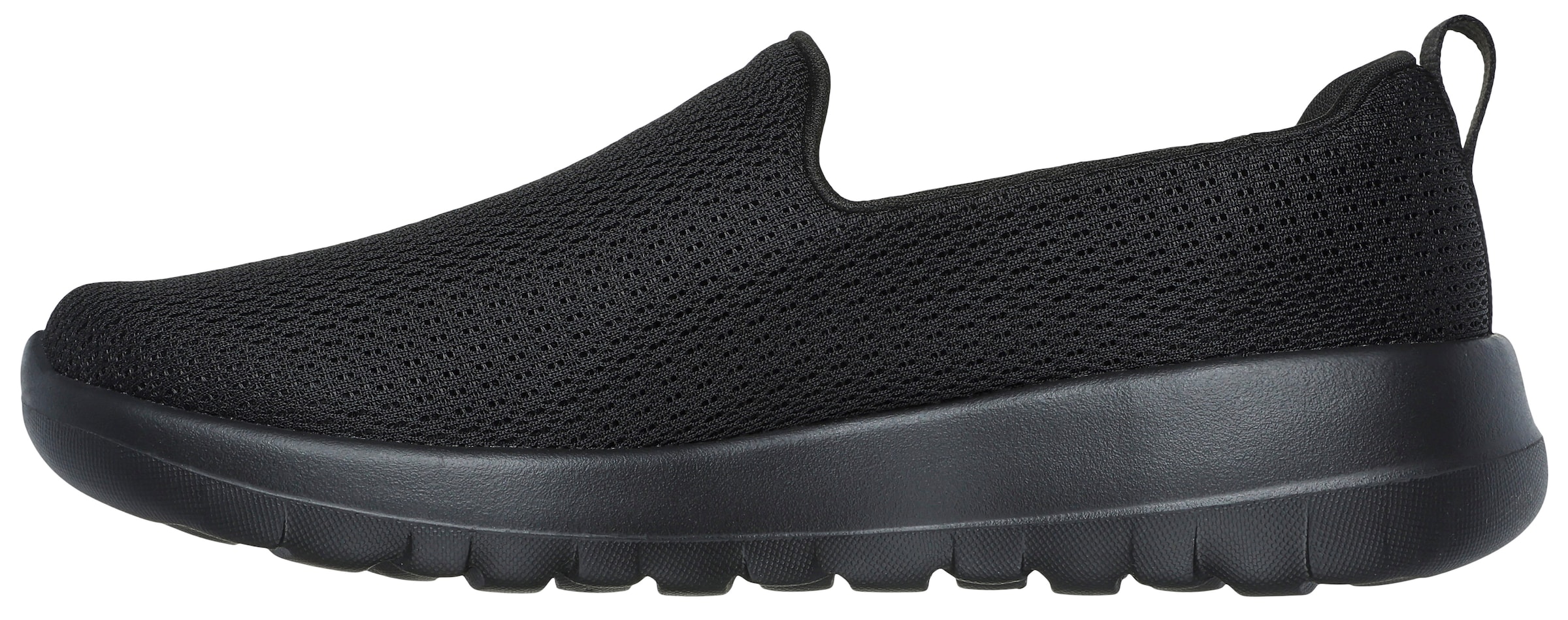 SKECHERS Slip-Ons in Black: front