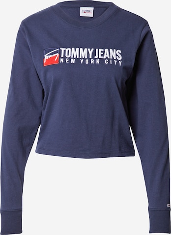 Tommy Jeans Skjorte i blå: forside