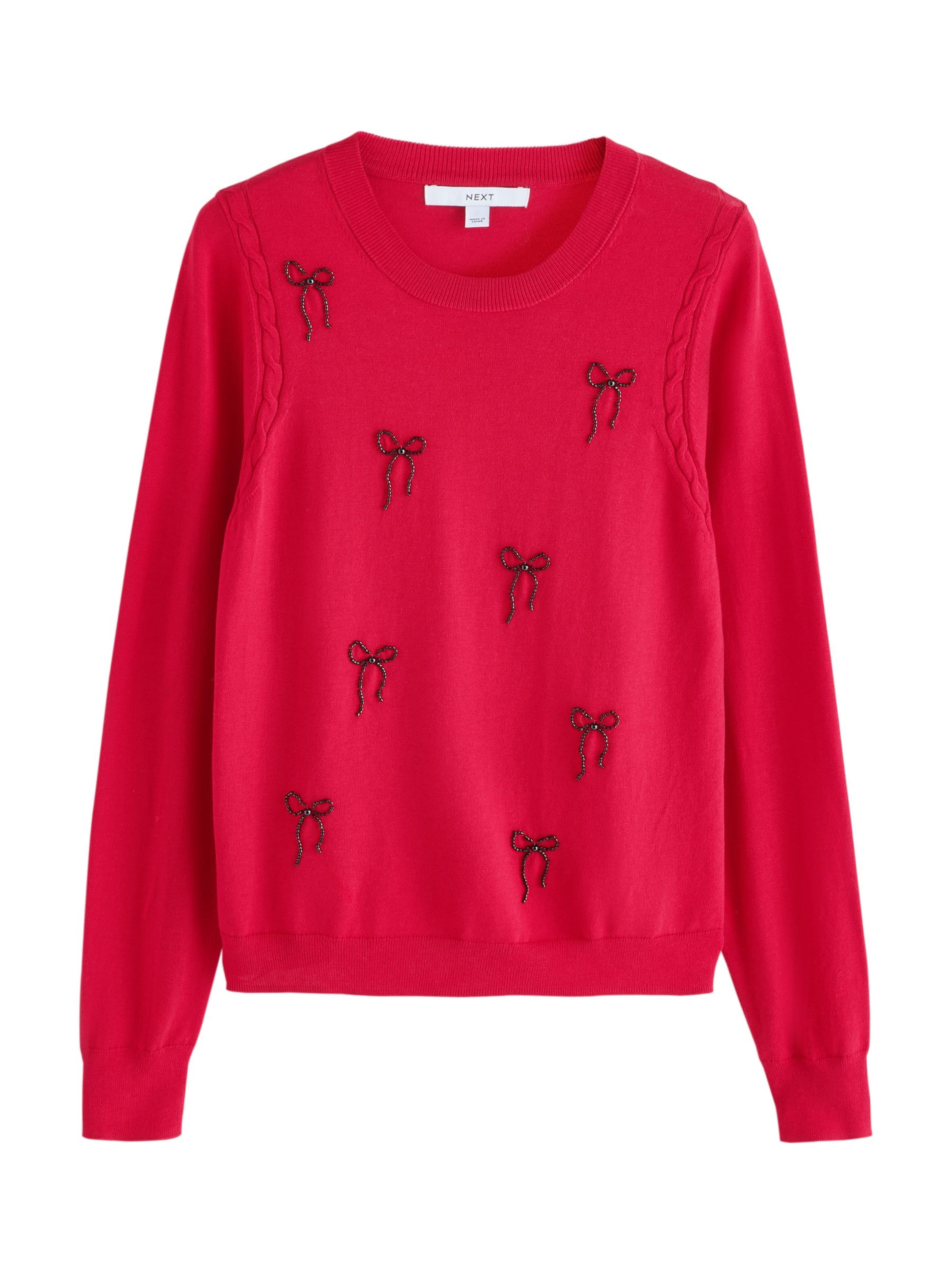 Pull-over Next en rouge : devant