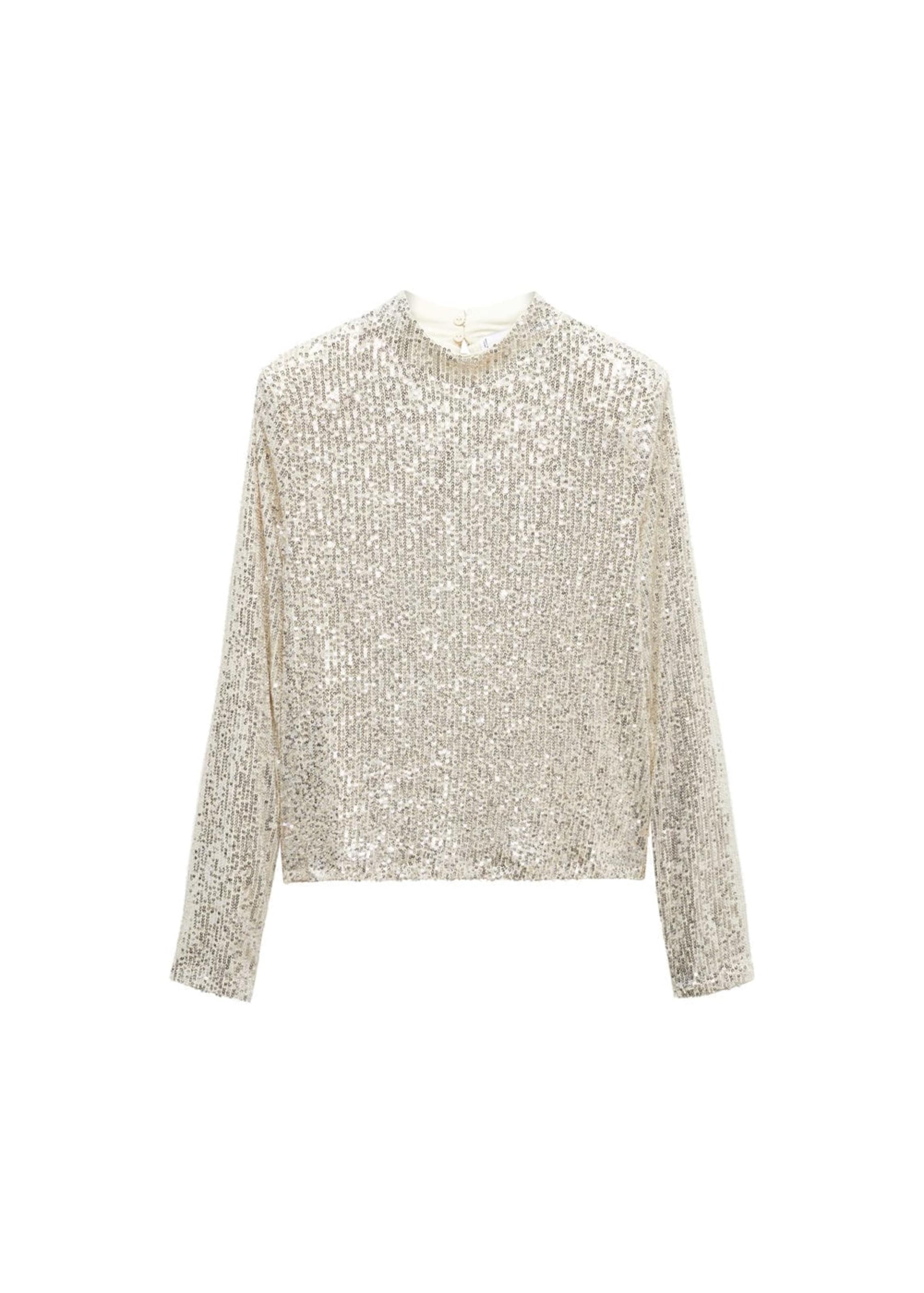 T-shirt 'Xlenjuel' MANGO en blanc : devant