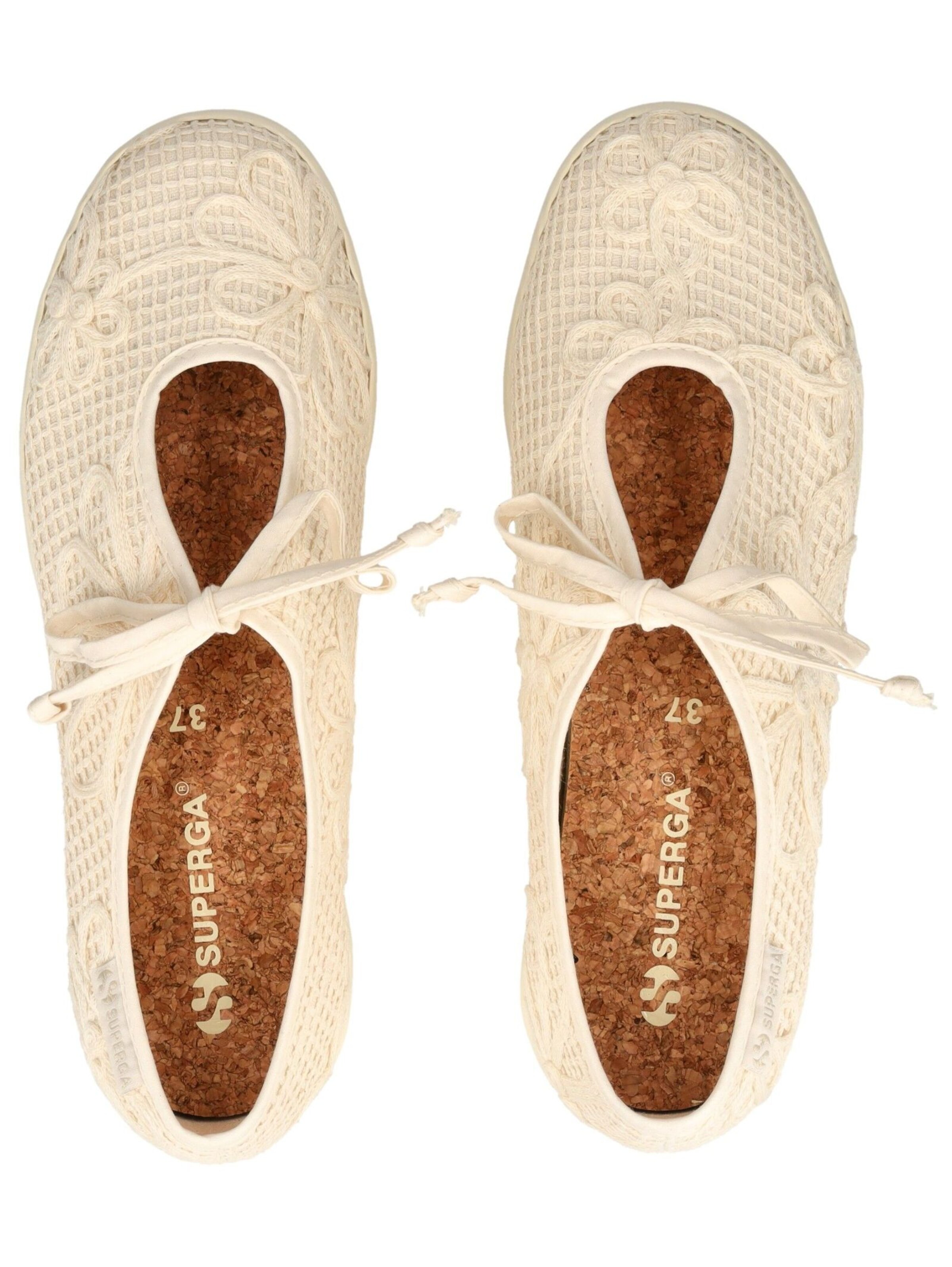 SUPERGA Veterschoen in Beige