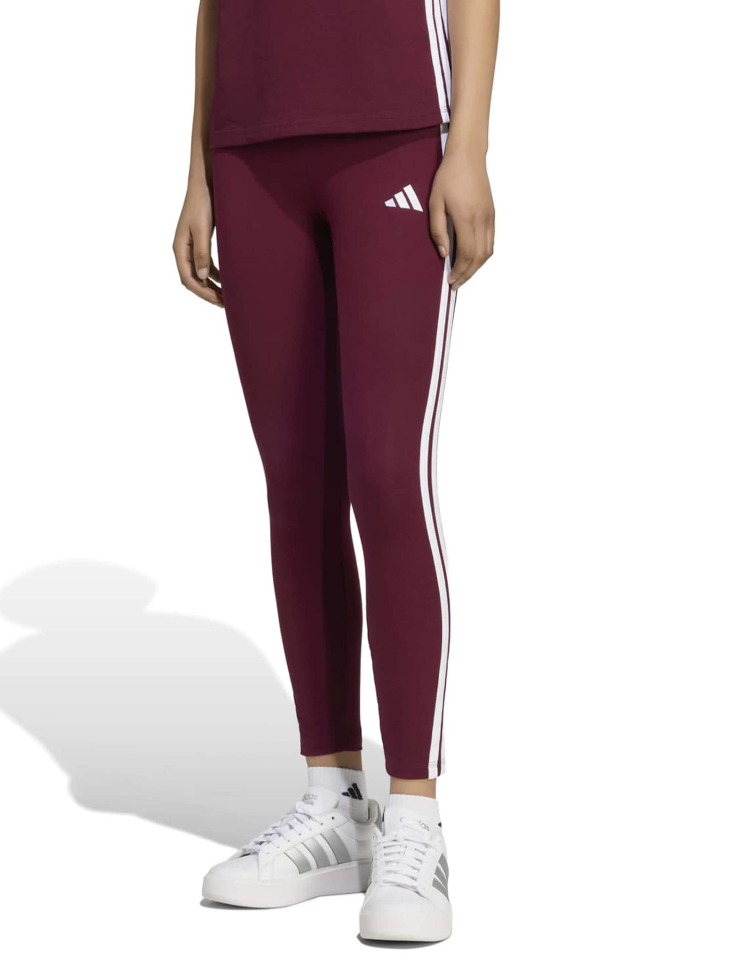 Skinny Pantalon de sport 'Essentials' ADIDAS SPORTSWEAR en rouge : devant