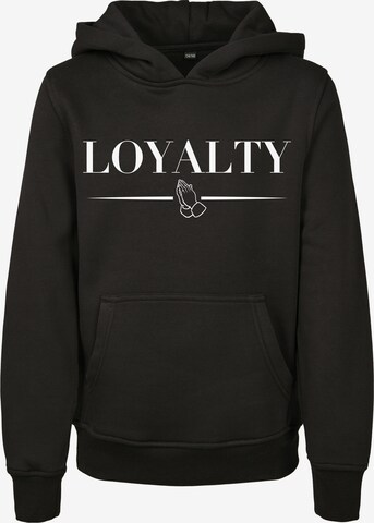 Mister Tee Sweatshirt 'Loyalty' in Schwarz: predná strana