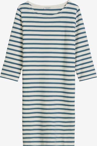 Marc O'Polo Gestreiftes Jerseykleid loose ' aus weichem Jersey ' in Blau: Vorderseite