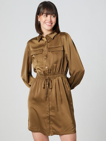 Guido Maria Kretschmer Women Shirt Dress 'Josefin' in Brown: front