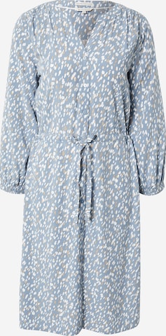 TOM TAILOR Košilové šaty – modrá: přední strana