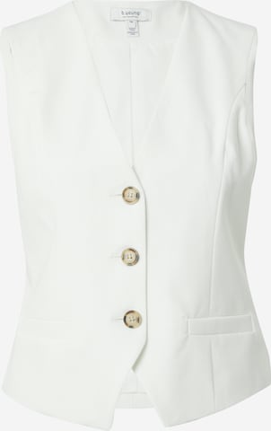 b.young Suit vest 'DECERI' in White: front