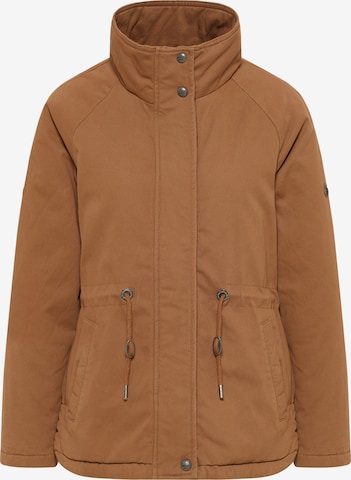 Veste d’hiver DreiMaster Vintage en marron : devant