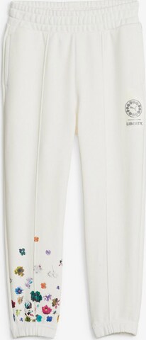 PUMA Дънки Tapered Leg Панталон в бяло: отпред