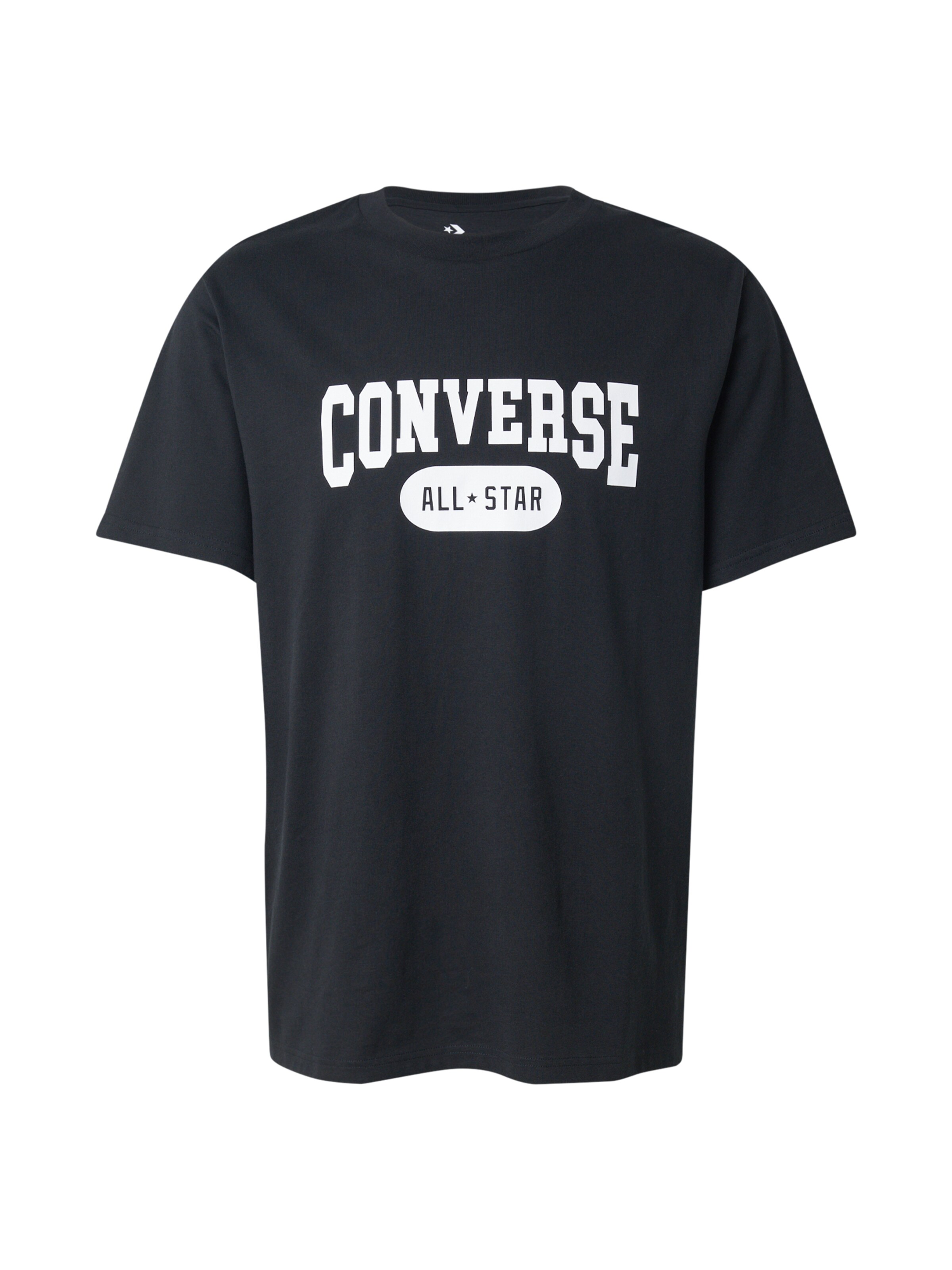 CONVERSE T-Shirt 'Retro Chuck' in Schwarz: Vorderseite