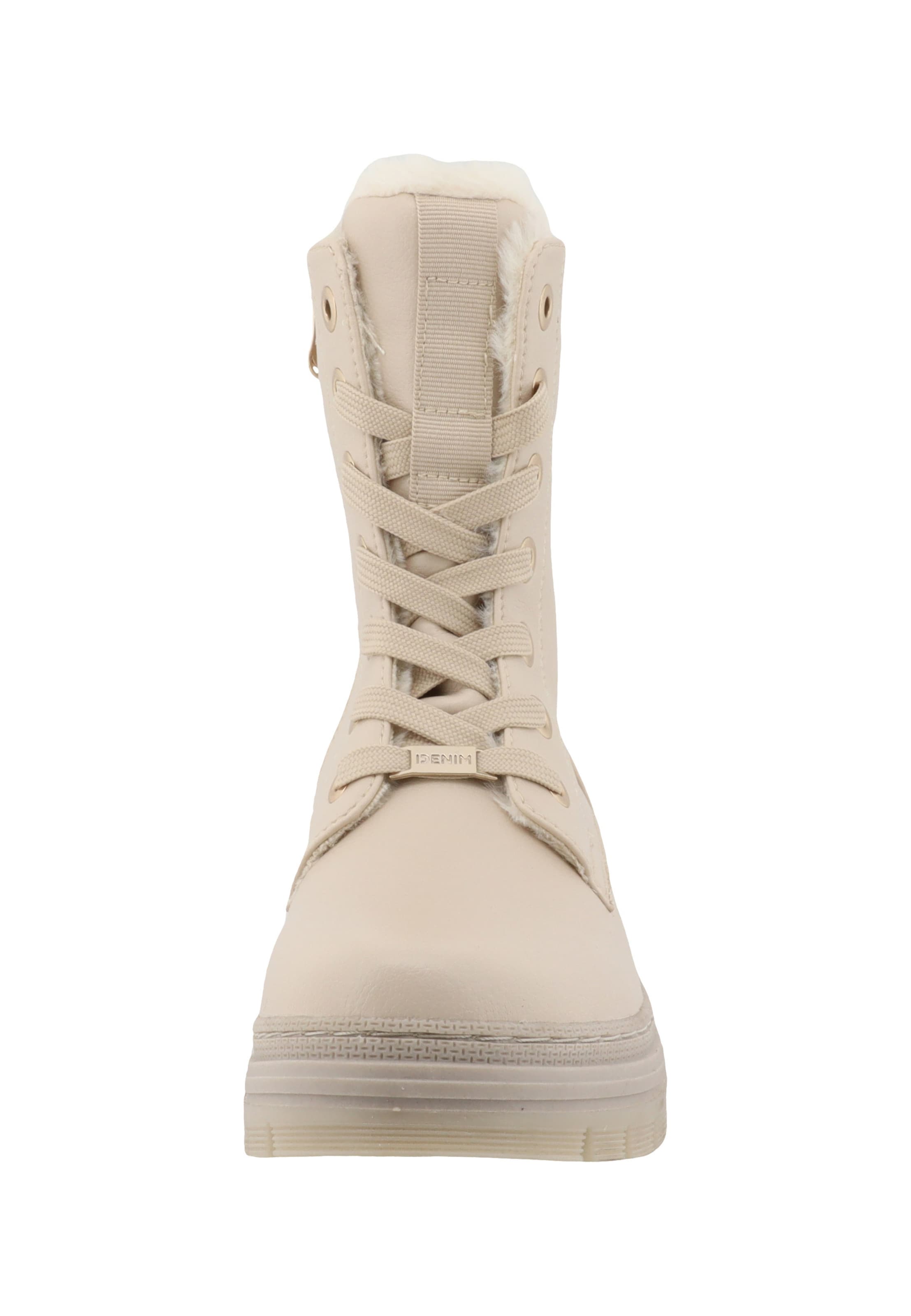 Stivaletto stringato di TOM TAILOR in beige