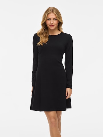 VILA - Vestido de punto 'VICOMFY' en negro: frente