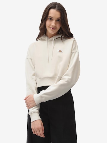 Sweat-shirt 'Oakport' DICKIES en blanc : devant