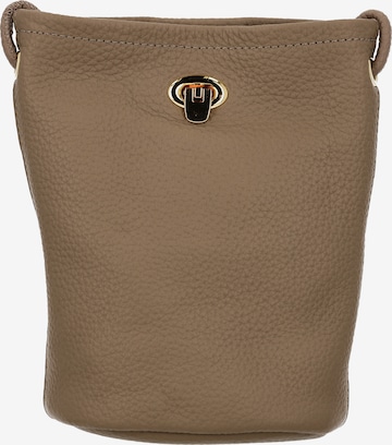 Usha - Mala de ombro em castanho: frente