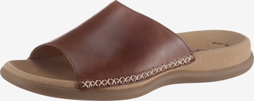 GABOR Mules in Brown: front