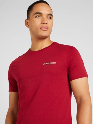 Maglietta 'American Tradition' di GUESS JEANS in rosso