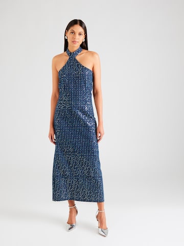 Résumé - Vestido de noche 'Valvina' en azul: frente