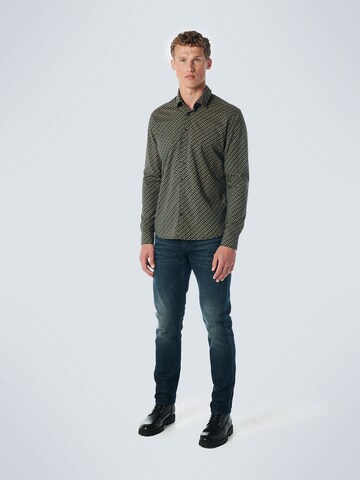 No Excess Regular fit Overhemd in Groen