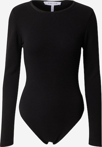 NU-IN T-shirtbody i svart: framsida