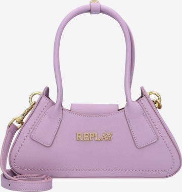 REPLAY Shoulder Bag in Purple: front