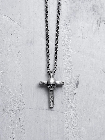 REYTEL Pendant 'MEMENTO MORI' in Silver: front
