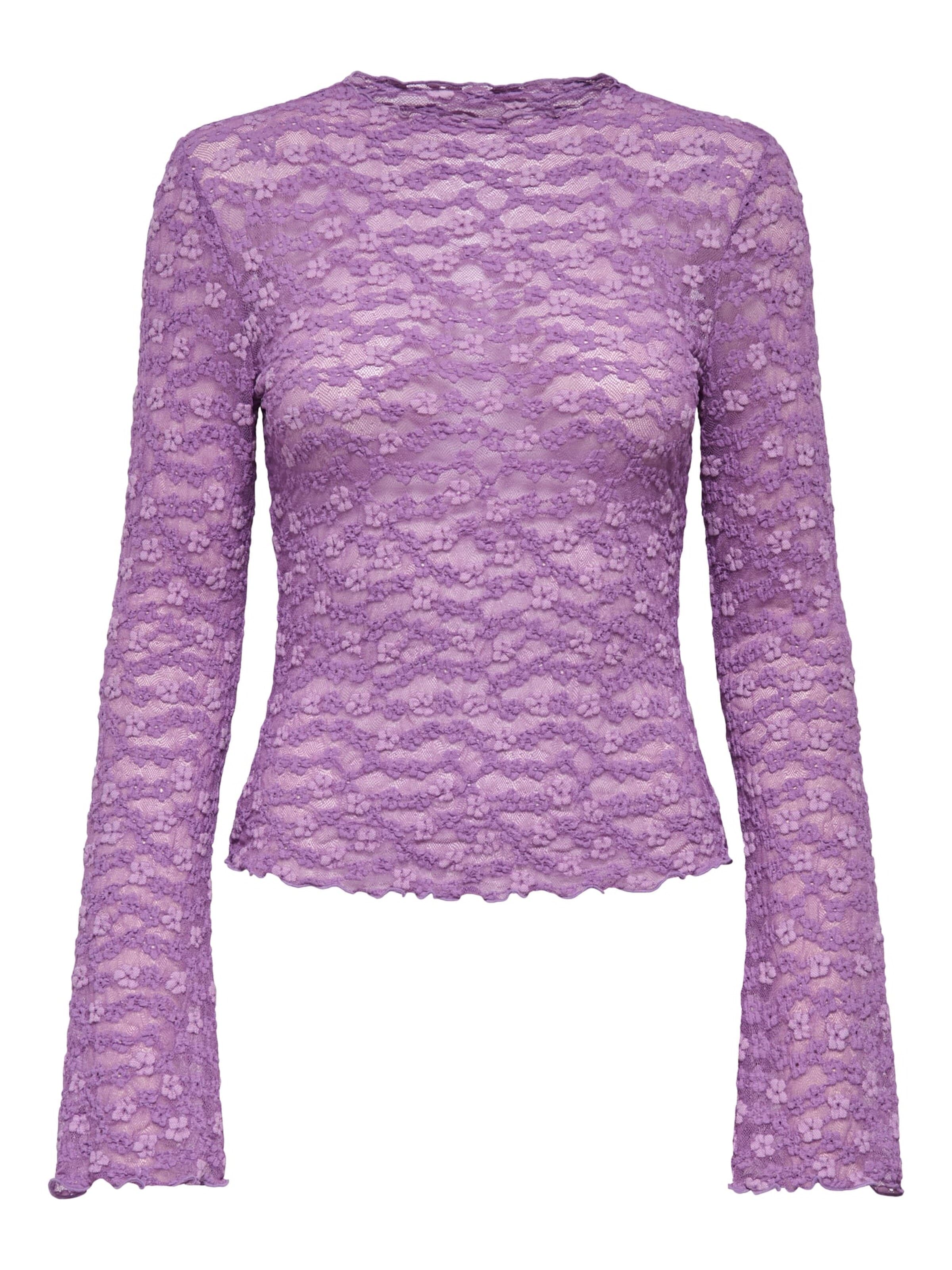 ONLY Top 'Lollie' in Lila: voorkant