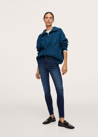 MANGO Skinny Jeans 'Soho' in Blau