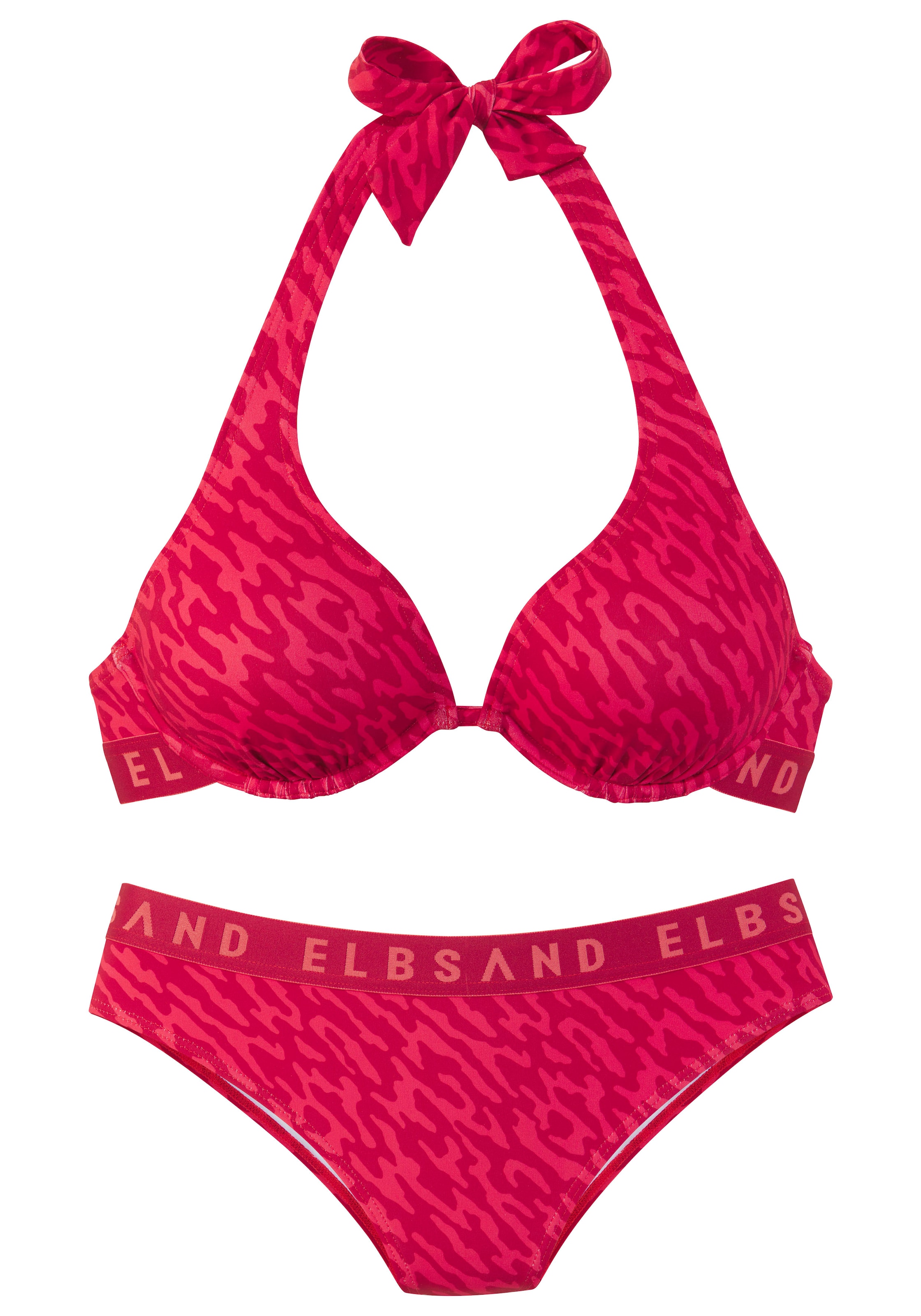 Push-up Bikini di Elbsand in rosa: frontale