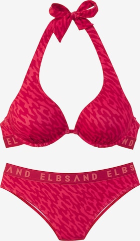 Push-up Bikini di Elbsand in rosa: frontale