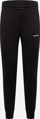 Calvin Klein Tapered Broek in Zwart: voorkant