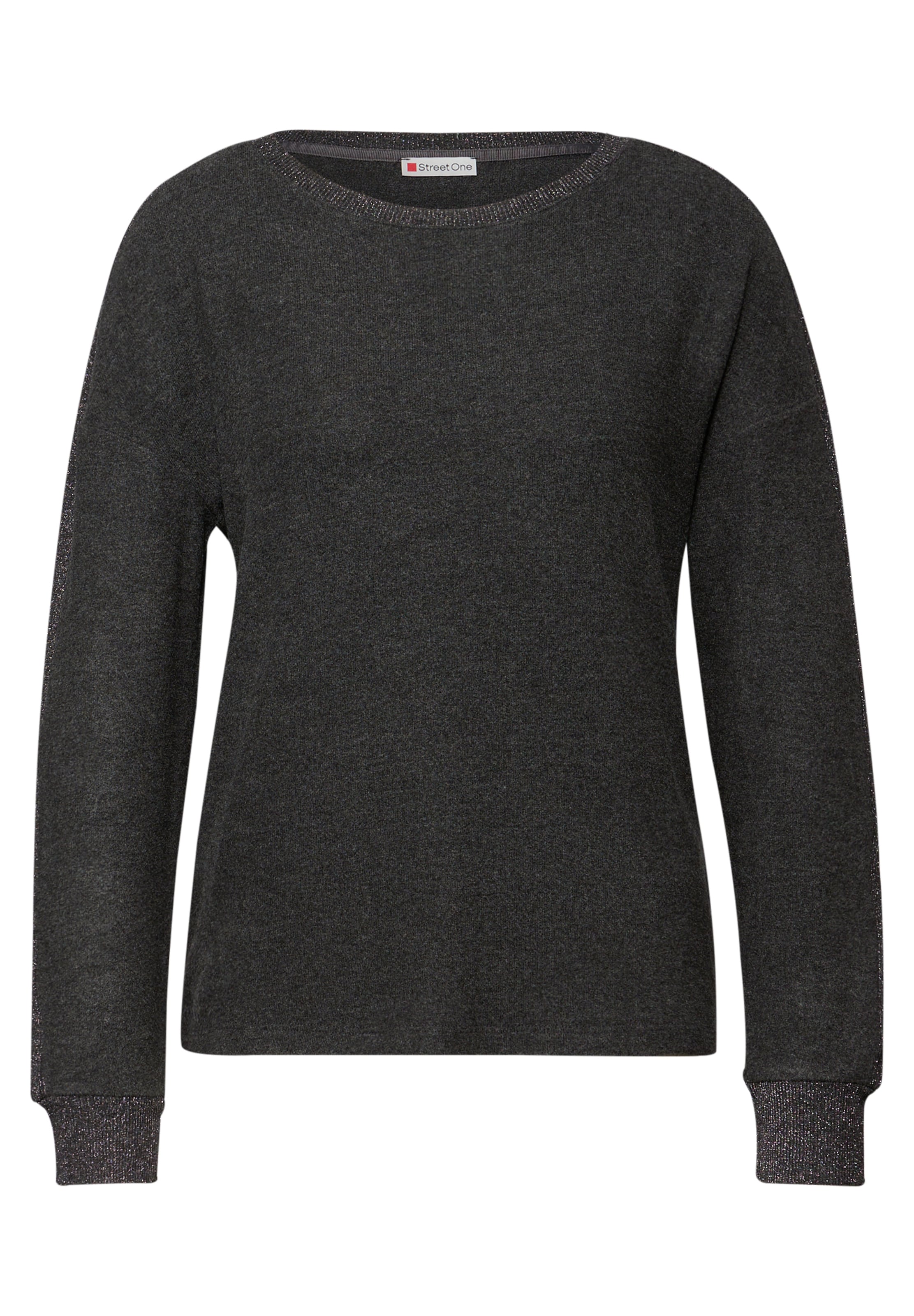 STREET ONE Shirt in Black: front