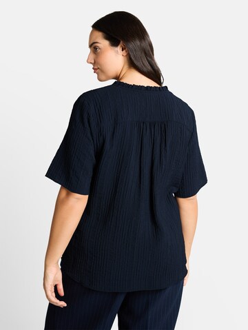 Tom Tailor Women + Blouse in Blue
