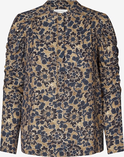 Dea Kudibal Bluza 'Visti' u noćno plava / crno plava / svijetlosmeđa / bijela, Pregled proizvoda