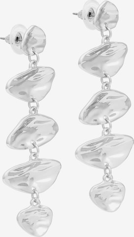 Boucles d'oreilles 'Swells Silver' A&C Oslo – Nordic Design Jewellery en argent : devant