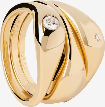 Bague P D PAOLA en or : devant