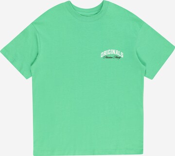 Tricou 'BRINK' de la Jack & Jones Junior pe verde: față