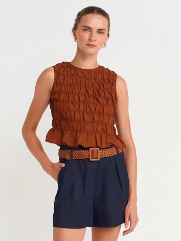 Dilvin Regular Broek 'Shorts' in Blauw